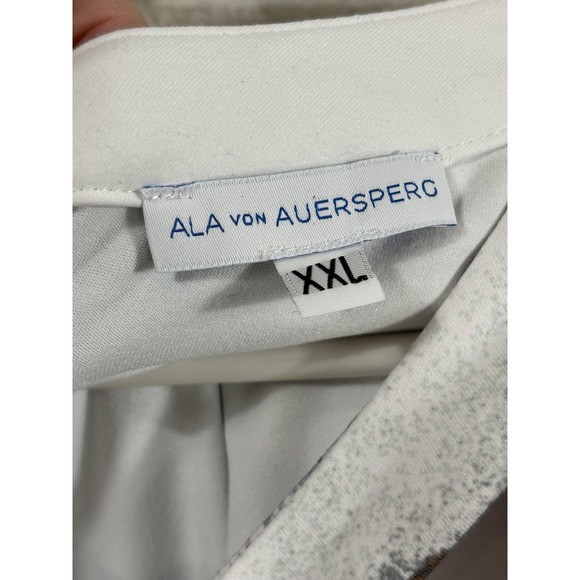 Ala von Auersperg Dress Womens XXL Shellscape Kai Sleeveless Cape Made USA - Picture 7 of 10